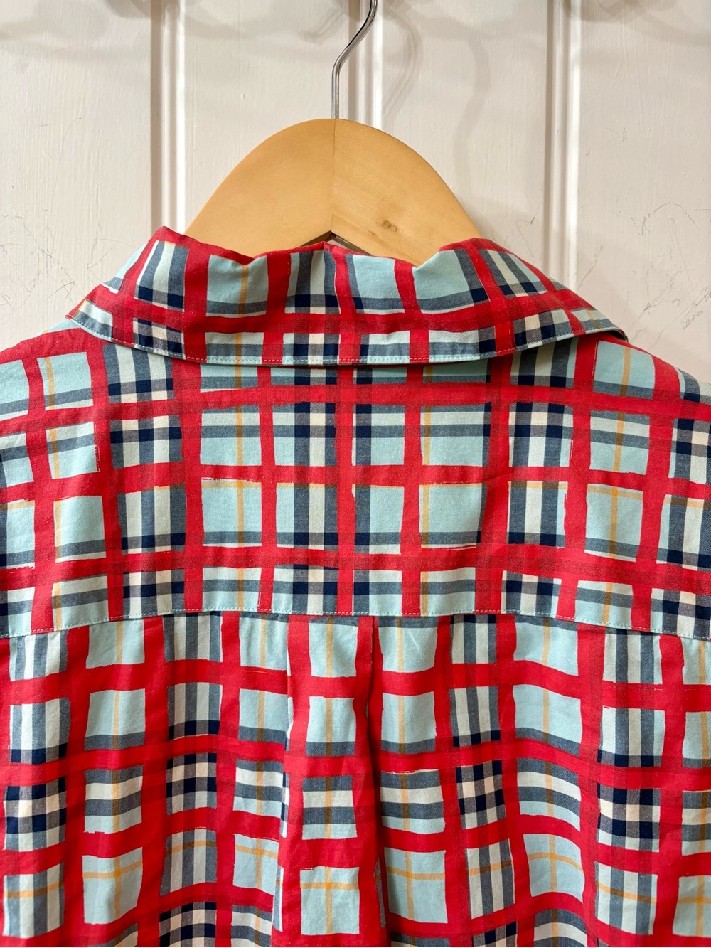 Burberry London Plaid Print Belted Long Sleeve Shirt Dress - Picture 12 of 12